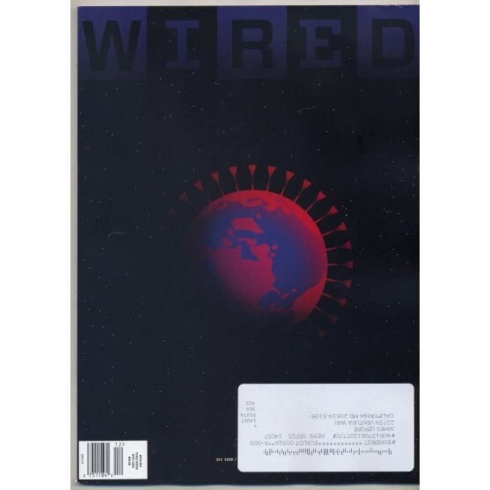 Wired Magazine April 2020 Issue With Coronavirus Pandemic Cover
